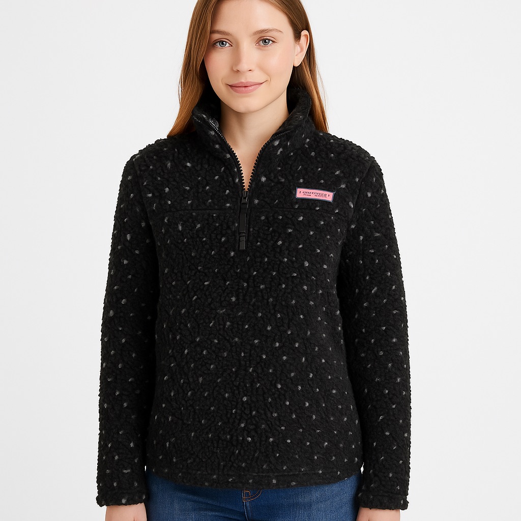 Vineyard Vines Black Fleece|Pink Label|Size Small Good Condition